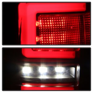 Toyota Tacoma LED Tail Lights - Rear - SPYDER - Black - `16-`17