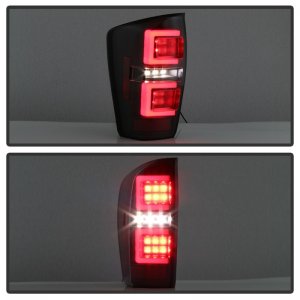 Toyota Tacoma LED Tail Lights - Rear - SPYDER - Black - `16-`17