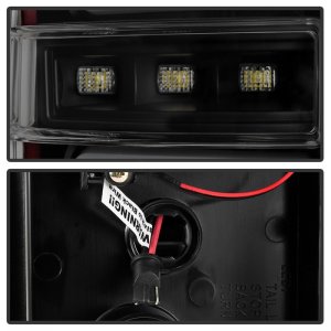 Toyota Tacoma LED Tail Lights - SPYDER - Black Smoke - `16-`17