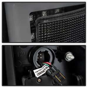 Toyota Tacoma LED Tail Lights - SPYDER - Black Smoke - `16-`17