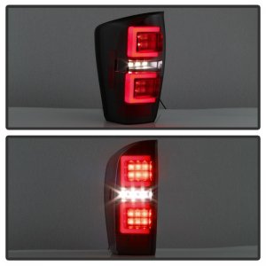 Toyota Tacoma LED Tail Lights - SPYDER - Black Smoke - `16-`17