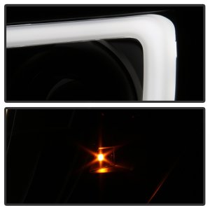 Toyota Tacoma Headlight Set - SPYDER - Version 2, Light Bar DRL - Black Smoke - `05-`11