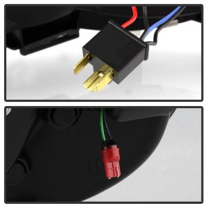 Toyota Tacoma Headlight Set - SPYDER - Version 2, Light Bar DRL - Black Smoke - `05-`11