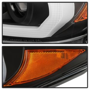 Toyota Tacoma Headlights - SPYDER - Projector, Sequential LED Turn Signal - Black - `16-`18