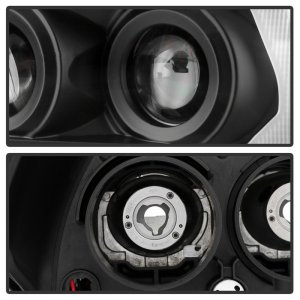 Toyota Tacoma Headlights - SPYDER - Projector, Sequential LED Turn Signal - Black - `16-`18