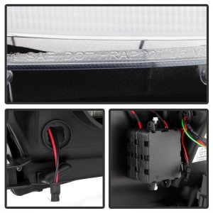 Toyota Tacoma Headlights - SPYDER - Projector with Sequential LED Turn Signal - Chrome - `16-`18