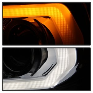 Toyota Tacoma Headlights - SPYDER - Projector, Sequential LED Turn Signal - Chrome - `16-`18