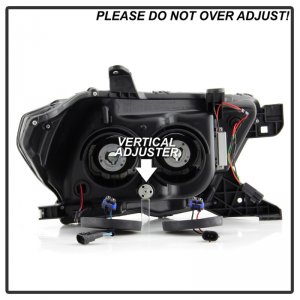 Toyota Tacoma Headlights - SPYDER - Projector, Sequential Turn Signal - Black Smoke - `16-`18
