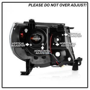 Toyota Tacoma Headlights - SPYDER - Version 2 High-Power LED - Black - `05-`11