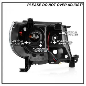 Toyota Tacoma Headlights - SPYDER - Version 2 High-Power LED - Black - `05-`11