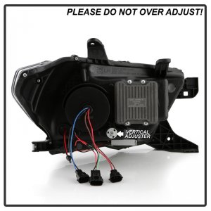 Toyota Tacoma Headlights - SPYDER - APEX Series Projector - Halogen Model Only, Multi-Beam High-Power LED Module Equipped - Chrome - `16-`20