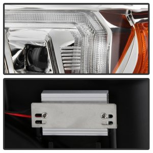 Toyota Tacoma Headlights - SPYDER - APEX Series Projector - Halogen Model Only, Multi-Beam High-Power LED Module Equipped - Chrome - `16-`20