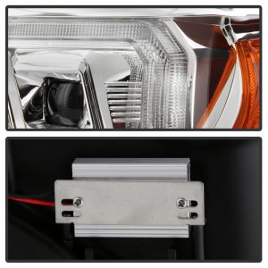 Toyota Tacoma Headlights - SPYDER - APEX Series Projector - Halogen Model Only, Multi-Beam High-Power LED Module Equipped - Chrome - `16-`20