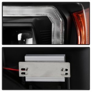 Toyota Tacoma Headlights - SPYDER - APEX Series Projector, High-Power LED, Multi-Beam - Black - `16-`20