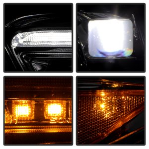 Toyota Tacoma Headlights - SPYDER - APEX Series Projector with Multi-Beam High-Power LED Module - Chrome - `16-`20