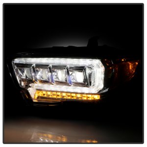 Toyota Tacoma Headlights - SPYDER - APEX Series Projector with Multi-Beam High-Power LED Module - Chrome - `16-`20