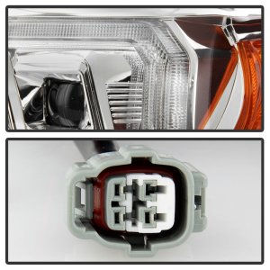 Toyota Tacoma Headlights - SPYDER - APEX Series Projector with Multi-Beam High-Power LED Module - Chrome - `16-`20