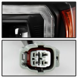 Toyota Tacoma Headlights - SPYDER - APEX Series Projector - Black - `16-`20