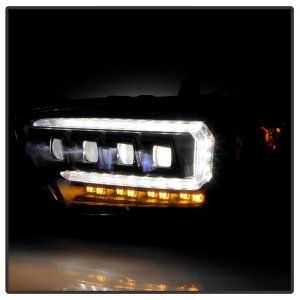Toyota Tacoma Headlights - SPYDER - APEX Series Projector - Black - `16-`20