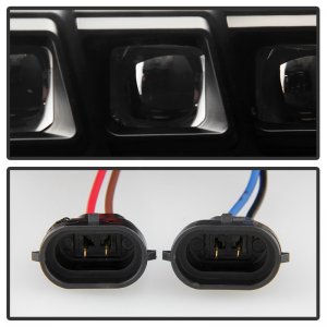 Toyota Tacoma Headlights - SPYDER - APEX Series Projector - Black - `16-`20