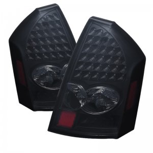 Chrysler 300C Tail Lights - Rear - SPYDER - LED - Black Smoke - `05-`07