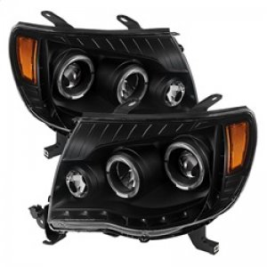 Toyota Tacoma Headlights - SPYDER - Halo Projector - Black - `05-`11