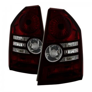 Chrysler 300 Tail Lights - SPYDER - OEM Style - Red Smoked - `08-`10