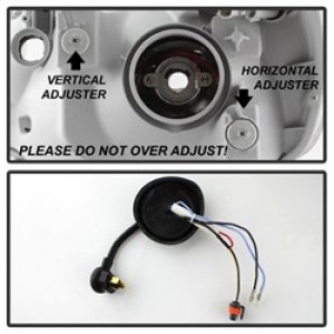 Toyota Tacoma Headlights - SPYDER - xTune Light Bar DRL - Black - `12-`15