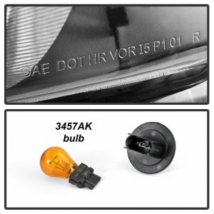 Chevrolet Camaro Headlights - SPYDER - OEM Style Halogen - Black - `10-`13