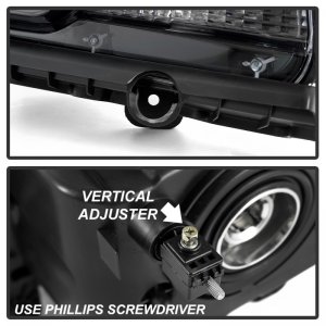 Chevrolet Camaro Headlights - SPYDER - OEM Style Halogen - Black - `10-`13