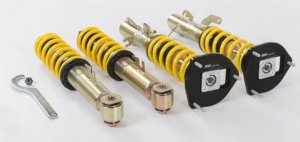 Ford Mustang Coilover Suspension Kit - ST Suspensions - ST XTA Height/Rebound Adjustable - `18-`23