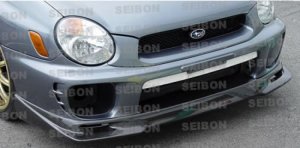 Subaru WRX Front Lip - Seibon - GD Carbon Fiber - Carbon Fiber - `02-`03