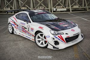 Subaru BRZ Hood - Seibon - TS Style Carbon Fiber - `13-`20