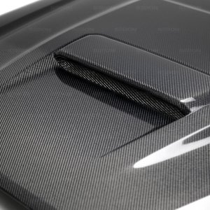 Toyota Tacoma Hood - Seibon - TR-Style Carbon Fiber - Carbon Fiber - `15-`21