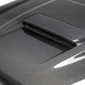 Toyota Tacoma Hood - Seibon - TR-Style Carbon Fiber - Carbon Fiber - `15-`21