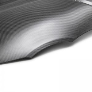 Toyota Supra Hood - Seibon - TS-Style Dry Carbon Fiber - Matte Finish - 2020