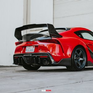 Toyota Supra Rear Spoiler - Seibon - TD-Style Carbon Fiber - 2020