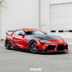 Toyota Supra Rear Spoiler - Seibon - TD-Style Carbon Fiber - 2020