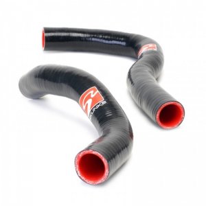 Acura RSX Radiator Hose Kit - Upper and Lower - Skunk2 Racing - Silicone - Black/Red - `02-`06