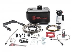 Ford Mustang Boost Cooler Kit - Snow Performance - Stage II Water Methanol Injection with SS Braid Line & 4AN - 2015