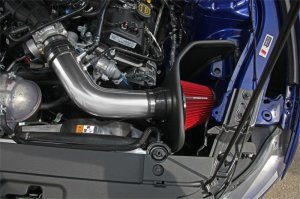 Ford Mustang Performance Air Intake - Spectre - Cold Air Intake Kit - Polished w/Red Filter - `15-`17