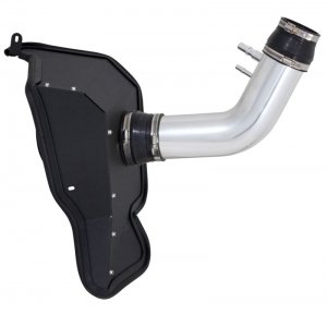 Ford Mustang Performance Air Intake - Spectre - Cold Air Intake Kit - Polished w/Red Filter - `15-`17