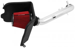 Toyota Tacoma Performance Air Intake - Spectre - Cold Air Intake - Polished w/Red Filter - `12-`16