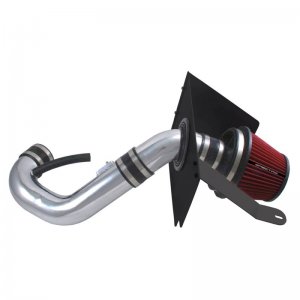 Ford Mustang Performance Air Intake - Spectre - Cold Air Intake with Red Spectre Filter - Clear Anodized - `05-`09