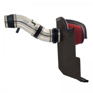 Ford Mustang Performance Air Intake - Spectre - Cold Air Intake with Red Filter - Polished - `11-`14