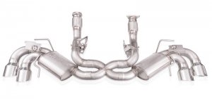 Chevrolet Corvette C8 Performance Exhaust - Stainless Works - Legend Cat-Back - Polished - `20-`21