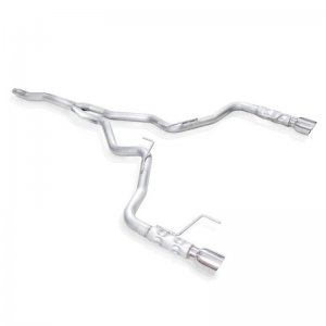 Ford Mustang Performance Exhaust - Stainless Works - Cat Back, Retro Chambered Mufflers - `15-`17