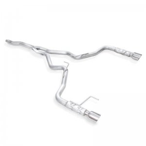 Ford Mustang Performance Exhaust - Stainless Works - Cat Back, Retro Chambered Mufflers - `15-`17