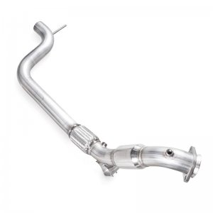 Ford Mustang Performance Exhaust - Stainless Works - Downpipe 3in High-Flow Cats - `15-`17