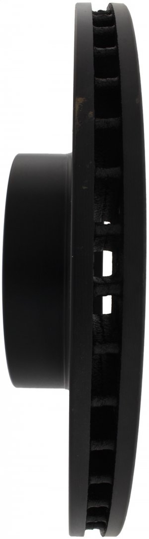 Subaru Impreza Brake Rotor (1) - Front Left - Stoptech - Drilled Sport - Black - `02-`08